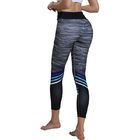 Zebra Print Yoga Pants High Waist Women Fitness Energy Seamless Push Up Calf Length Pants supplier