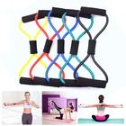 8 Word elastic pull rope exercises , Lightweight Yoga Resistance Rubber Bands supplier
