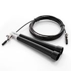 Cable Steel Adjustable Jump Rope / Jump Skipping Ropes With ABS Handle supplier