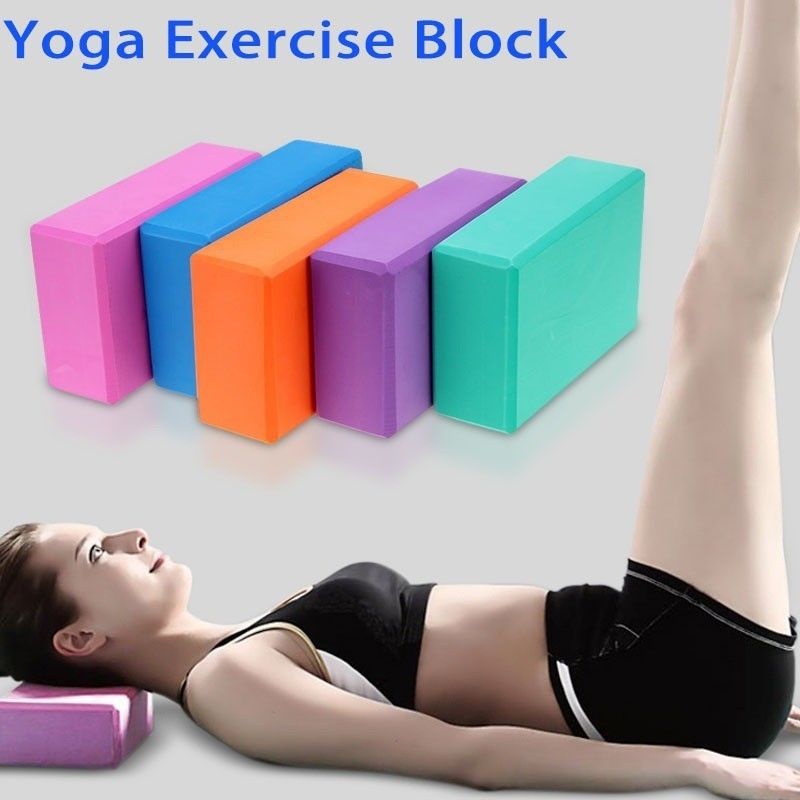 Lightweight Yoga Exercise Blocks Stretching Aid Gym Pilates Training Fitness Equipment supplier