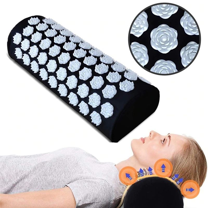 Yoga Block / Yoga Props Lotus Acupressure Massage Pillow For Neck / Body Muscle Relaxation supplier