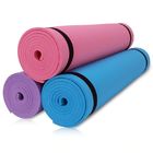 Colorful Anti Slip Yoga Mat , Gym Fitness Thick Exercise Mats With Bandages supplier