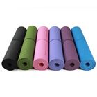 Non Slip Fitness Yoga Mat / TPE Yoga Mat Pilates Gym Exercise Sport Living Room Pads supplier