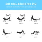 Sport Fitness Foam Muscle Roller , Back Massage Roller For Exercises Physical Therapy supplier
