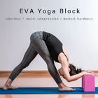 Fitness Yoga Exercise Blocks , Eco Friendly Yoga Blocks Foam Brick Stretching supplier