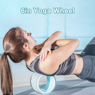 TPE yoga pilates circle , Yoga Fitness Roller Wheel Back Training Tool supplier