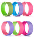 Back Training Yoga Circle Ring ,  TPE Yoga Fitness Roller Wheel For Slimming Waist supplier