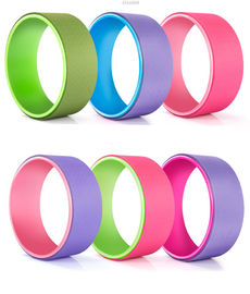 Back Training Yoga Circle Ring ,  TPE Yoga Fitness Roller Wheel For Slimming Waist supplier