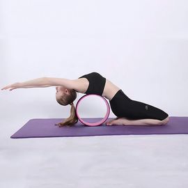 Colorful Beginner Yoga Wheel , Yoga Back Roller Wheel With Thick Padding supplier