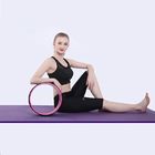Colorful Beginner Yoga Wheel , Yoga Back Roller Wheel With Thick Padding supplier