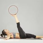 Fitness Yoga Roller Wheel , Cork Yoga Wheel  TPE Yoga Circles Gym Workout Back Training Tool supplier