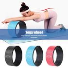 Practical Anti Slip Yoga Roller Wheel PU Rubber Yoga Circle Full Body Back Training Tool supplier