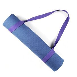 Gym Yoga Props Adjustable Yoga Mat Strap Mat Sling Carrier Shoulder Belt Exercise supplier