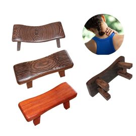 Yoga Sleeping Pillow Solid Wood Cervical Support Pillow Massage Fitness For Gym Exercise supplier