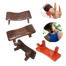 Yoga Sleeping Pillow Solid Wood Cervical Support Pillow Massage Fitness For Gym Exercise supplier