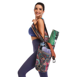 Printed Yoga Mat Carry Bag Gym Mat Case For Women Men Pilates Fitness Exercise Pad supplier