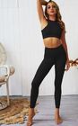 2 Piece Yoga Sets Clothing , Womens Fitness For Clothing Gym Exercise supplier