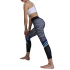 Zebra Print Yoga Pants High Waist Women Fitness Energy Seamless Push Up Calf Length Pants supplier