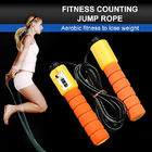 Fashion Adjustable Jump Rope , Professional Jump Rope 2.9m Length With Electronic Counter supplier