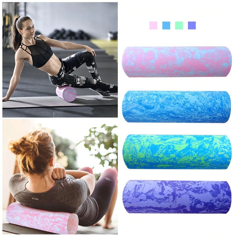 Gym Fitness Yoga Foam Roller Peanut Ball Set Pilates Block Peanut Massage Roller Ball supplier